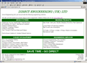 Single page + Contact form for engineering company